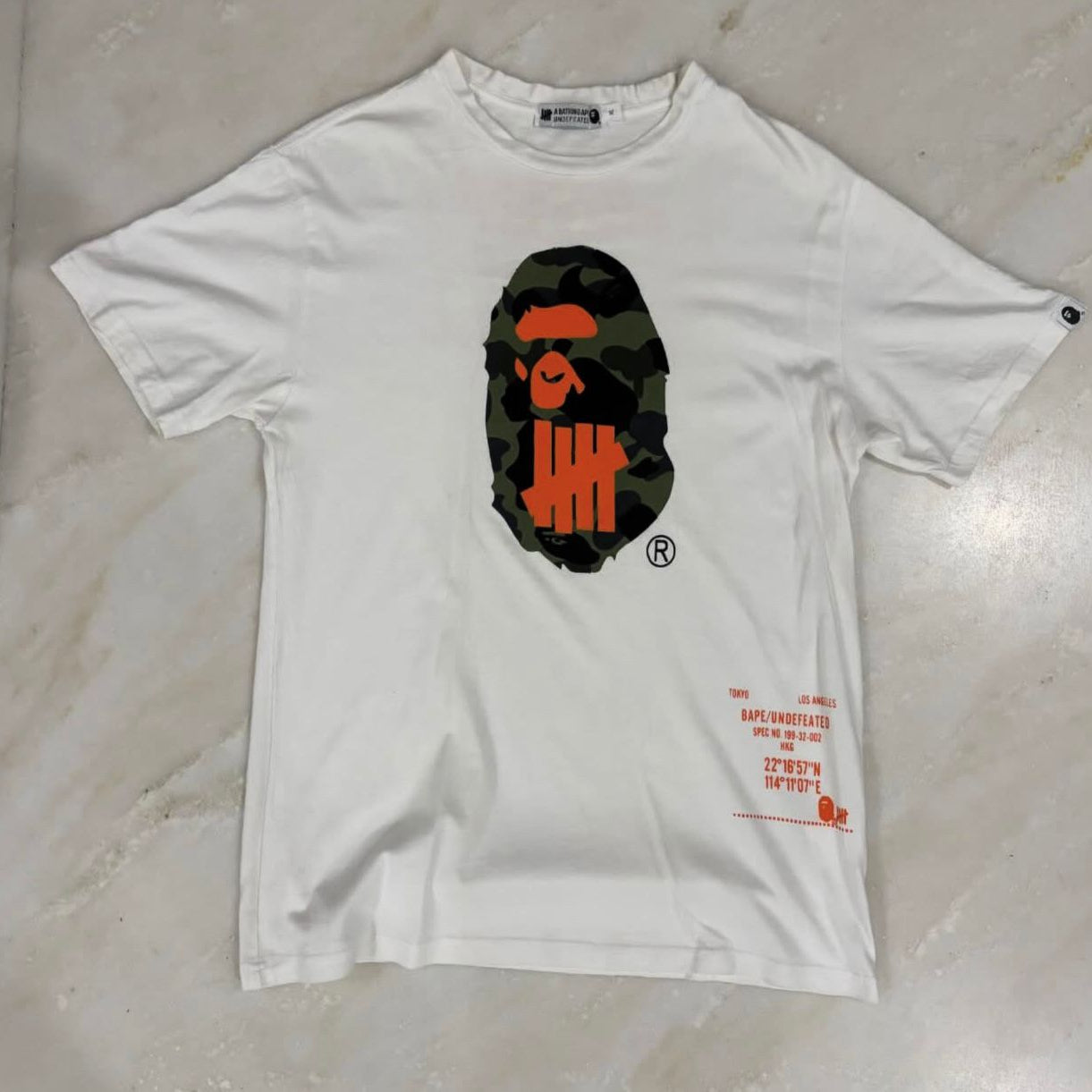 Aape White Graphic Tee