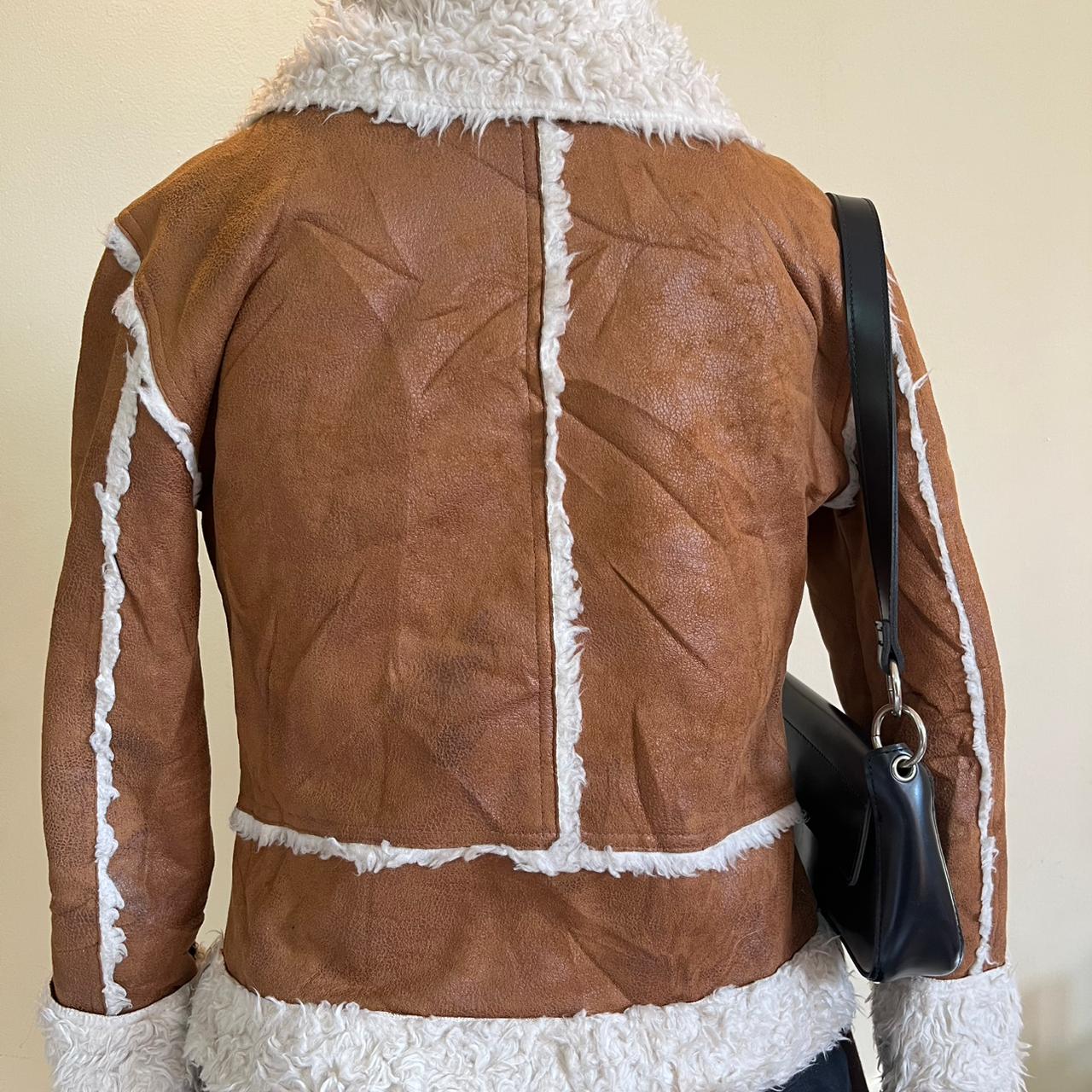 Brown Suede Fur Jacket