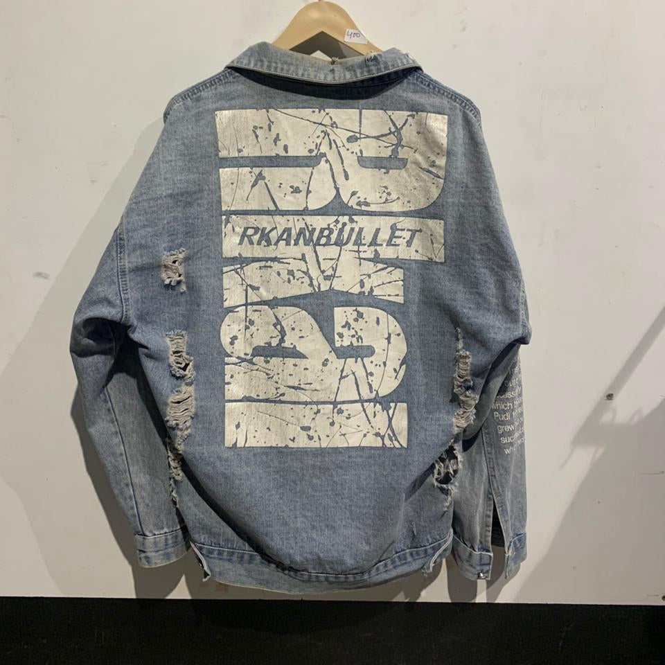 Ripped Denim Jacket