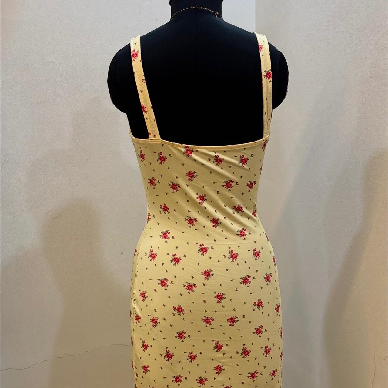 Floral Bodycon Maxi Dress