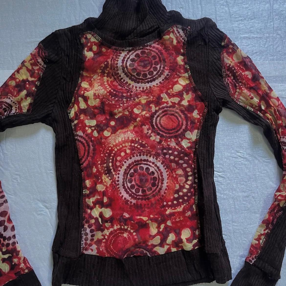 Printed Long Sleeve Top