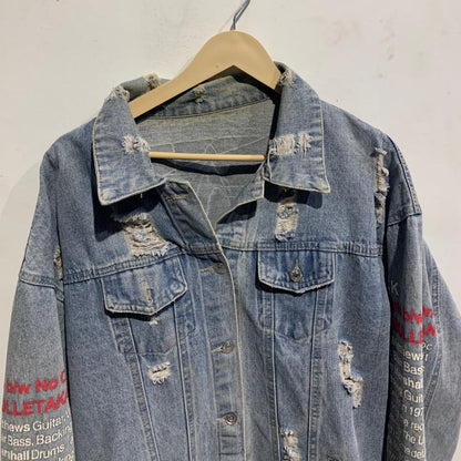 Ripped Denim Jacket