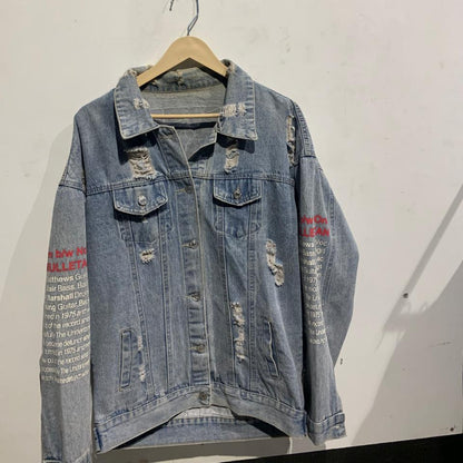 Ripped Denim Jacket