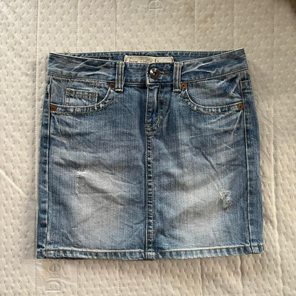 Denim Mini Skirt