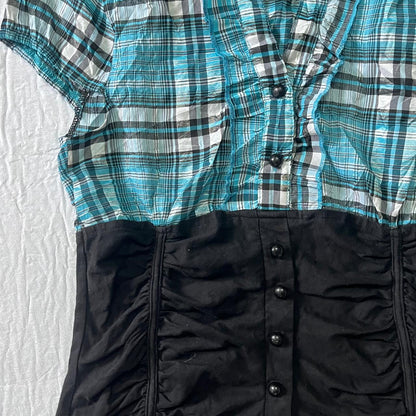 Isabella Checkered Top