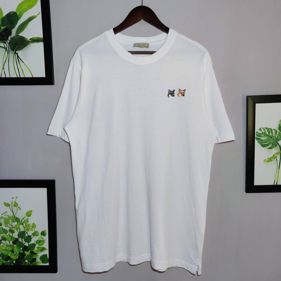 Maison Kitsune Authentic Tee White