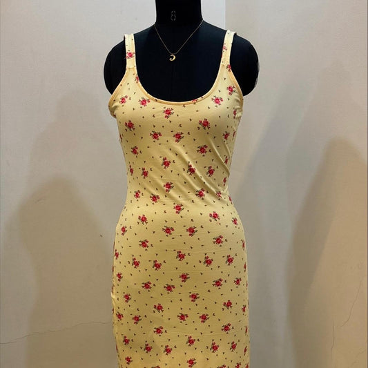 Floral Bodycon Maxi Dress