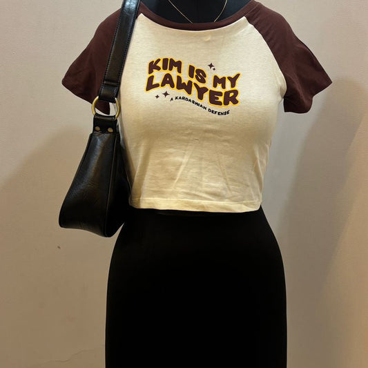 Kim is My Lawyer Crop Top