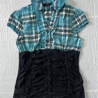 Isabella Checkered Top