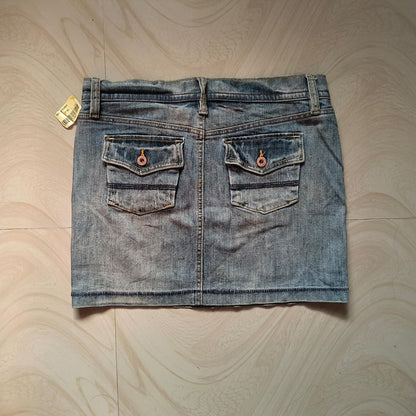 Y2k Denim Mini Skirt