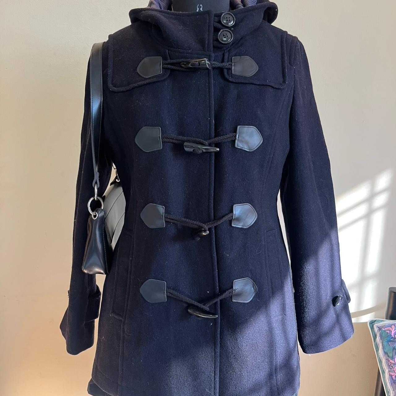 Blue Wool Duffle Coat