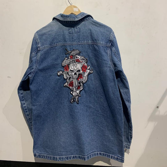 Denim Jacket with Patch