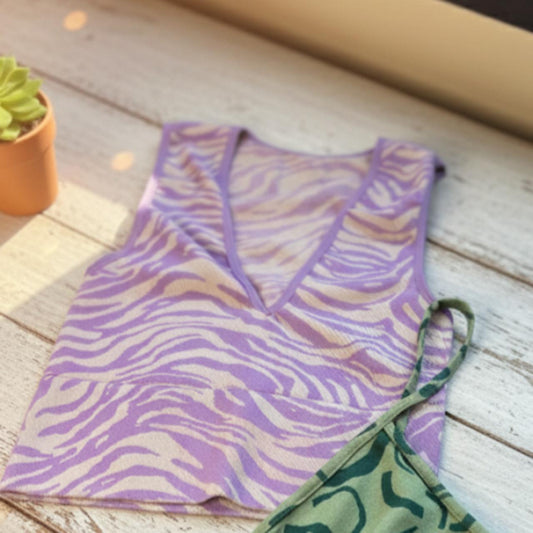 Purple Vest Top