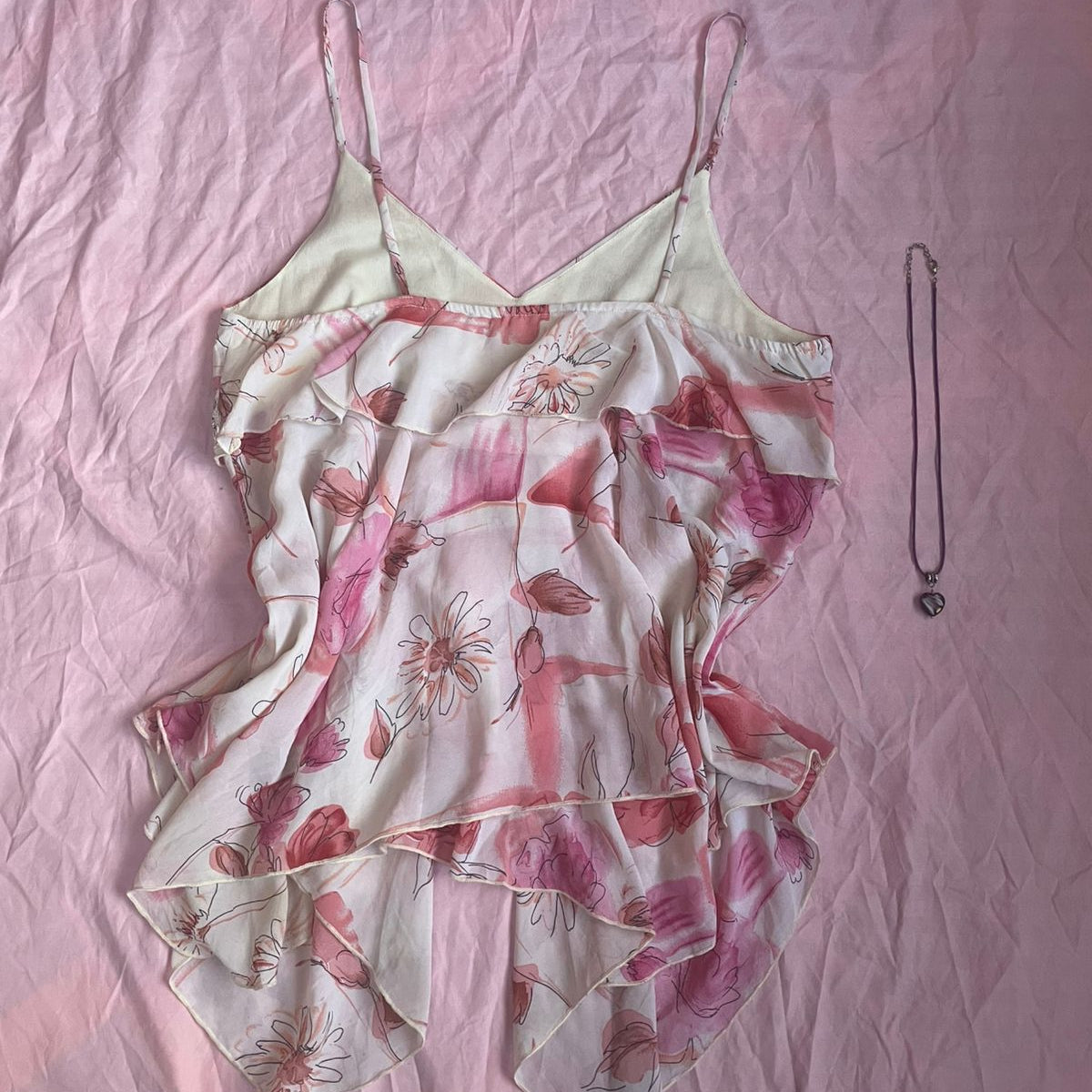 Y2k Floral Camisole Top