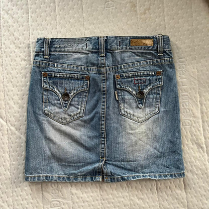 Denim Mini Skirt