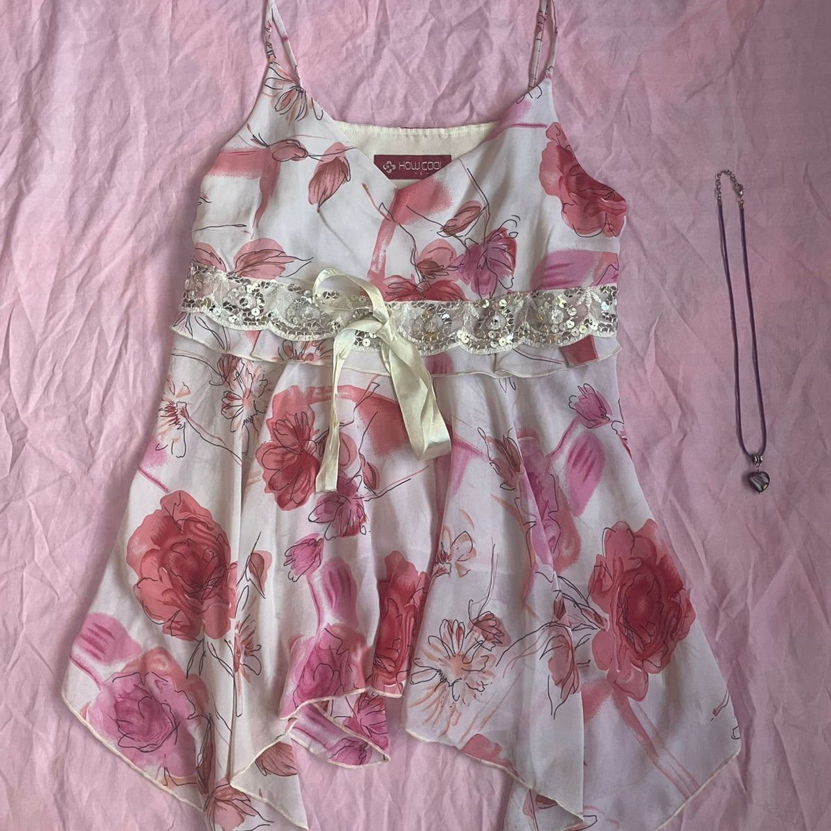 Y2k Floral Camisole Top