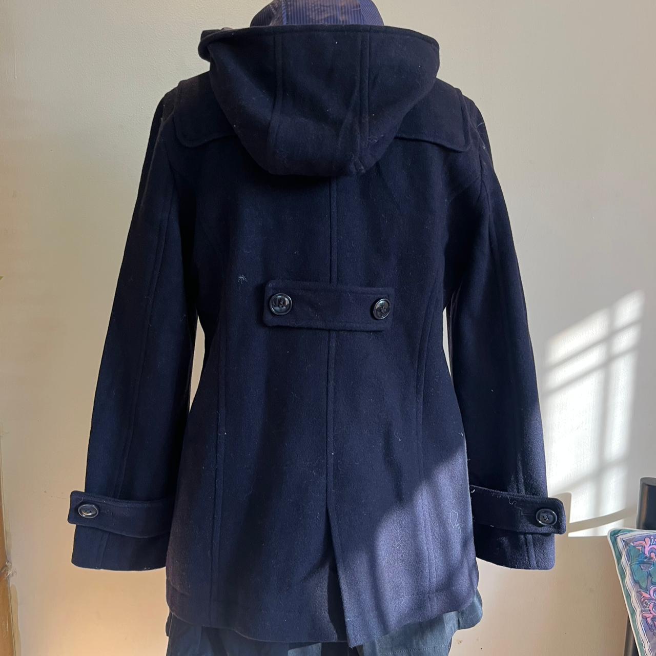 Blue Wool Duffle Coat