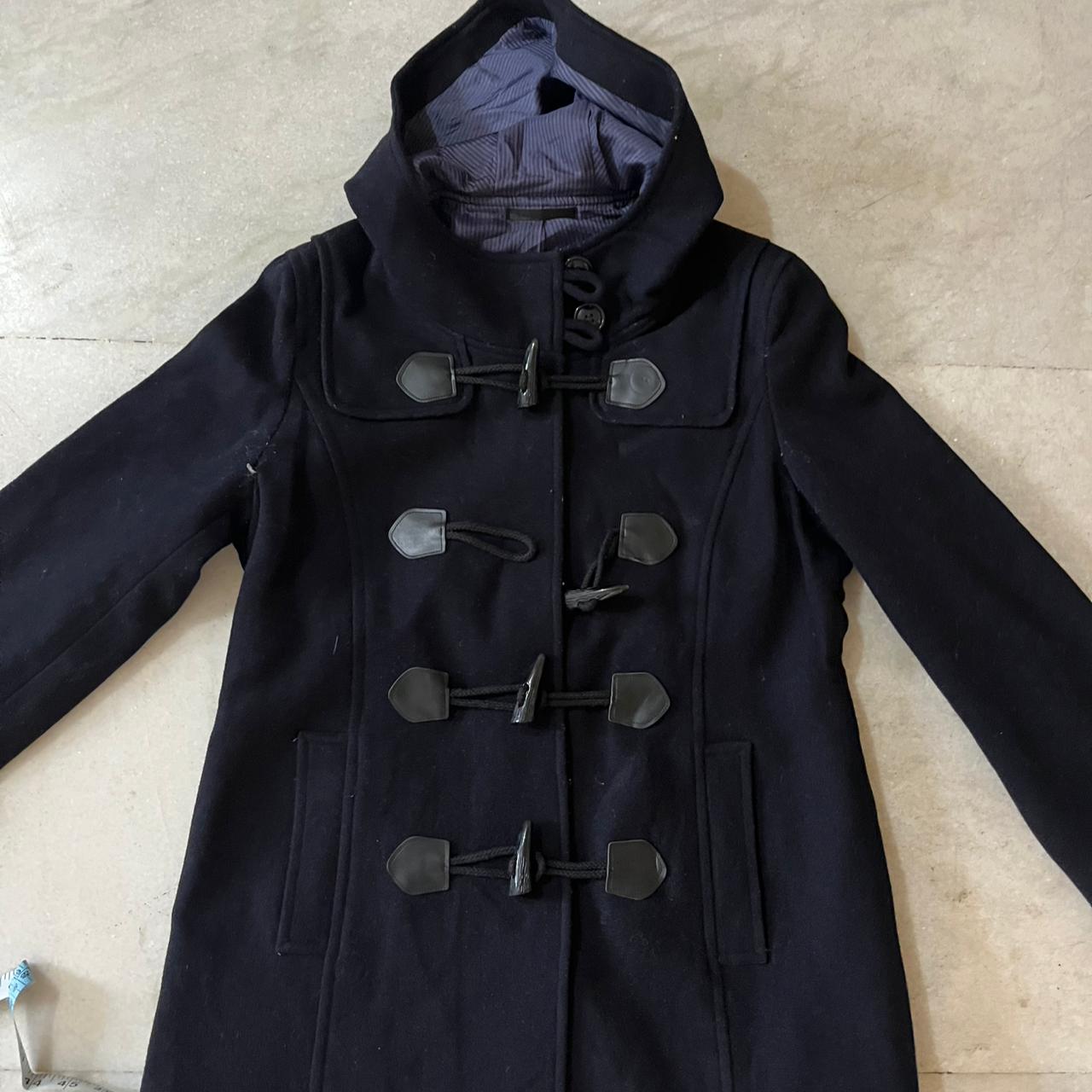 Blue Wool Duffle Coat