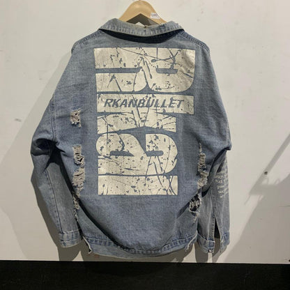 Ripped Denim Jacket