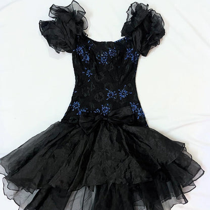 Black and Blue Dress