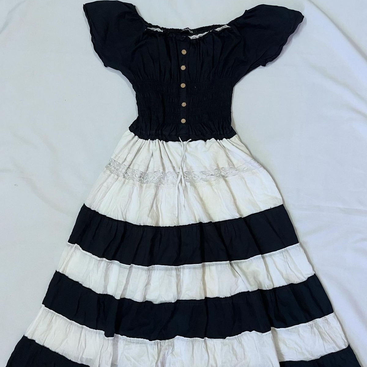 Black and White Dress
