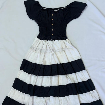 Black and White Dress