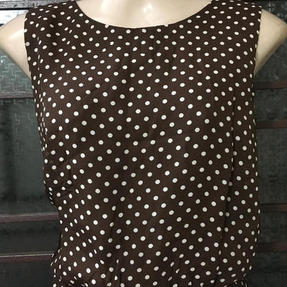 A Classic Sleeveless Midi Dress