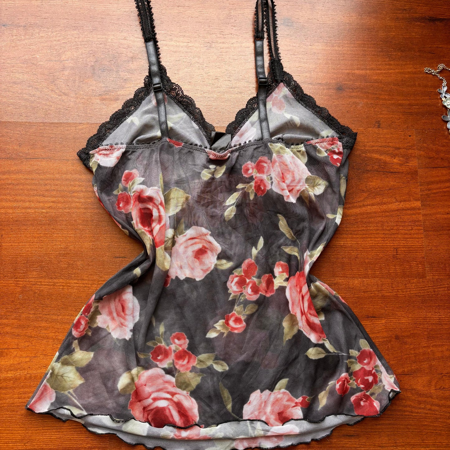Floral Mesh Cami