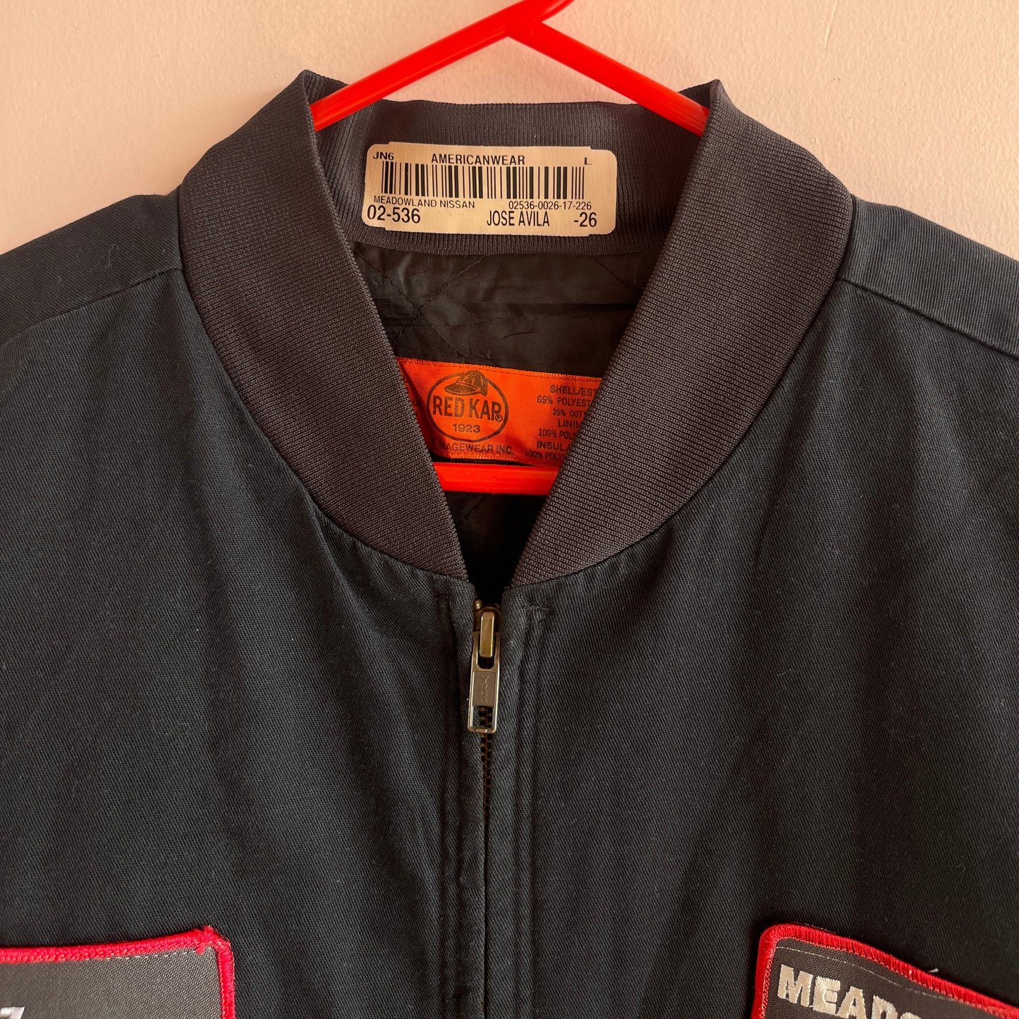 Vintage Red Kap Nissan Jacket