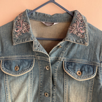 Embroidered Denim Jacket