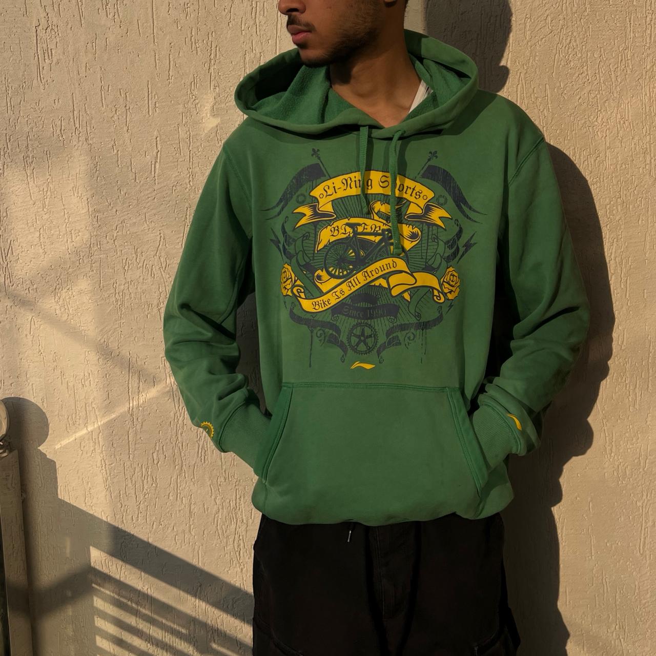 Lining Vintage Graphic Printed Hoodie