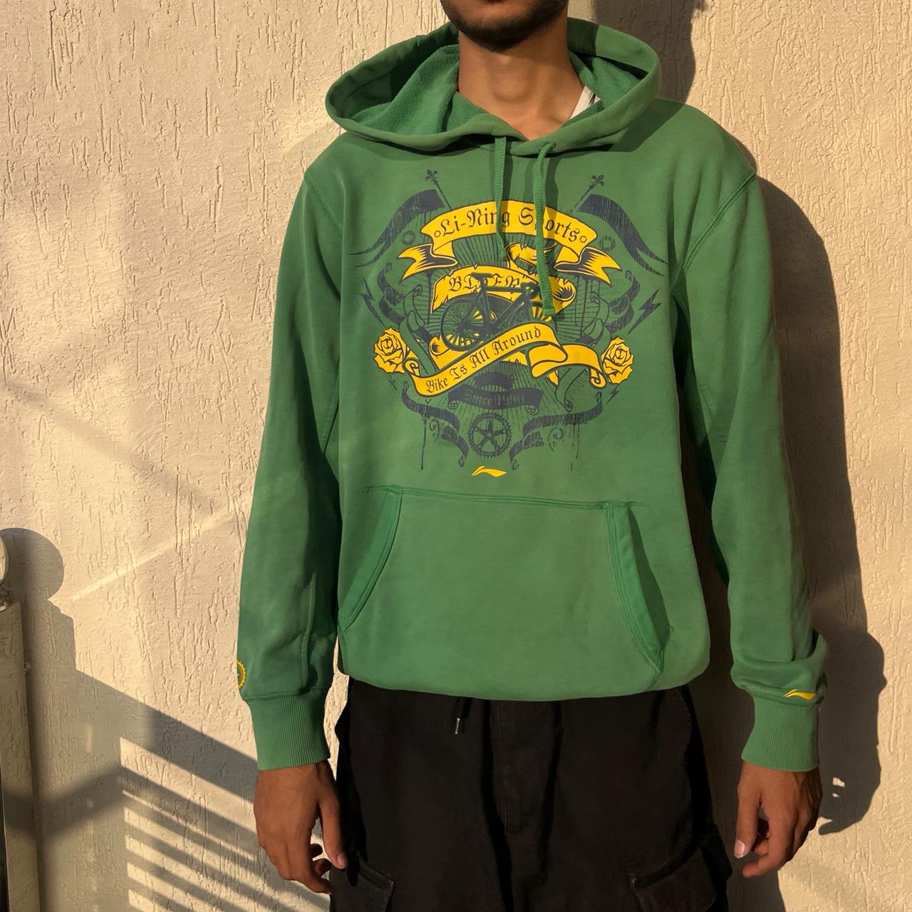 Lining Vintage Graphic Printed Hoodie