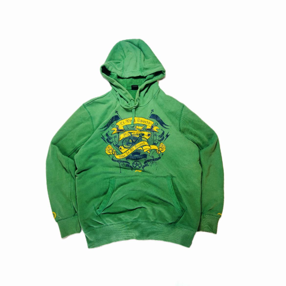 Lining Vintage Graphic Printed Hoodie