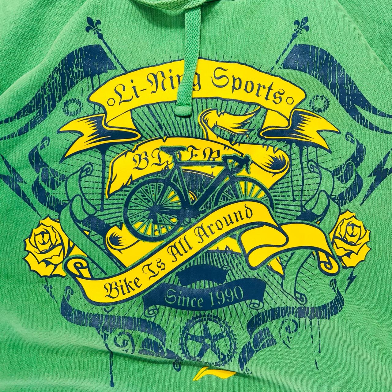 Lining Vintage Graphic Printed Hoodie