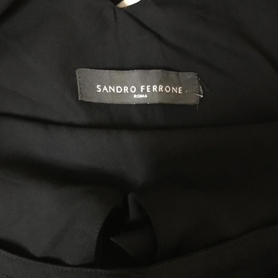 Sleeveless Black Halter-Neck Top