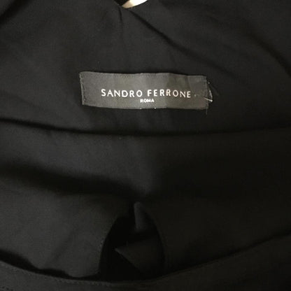 Sleeveless Black Halter-Neck Top