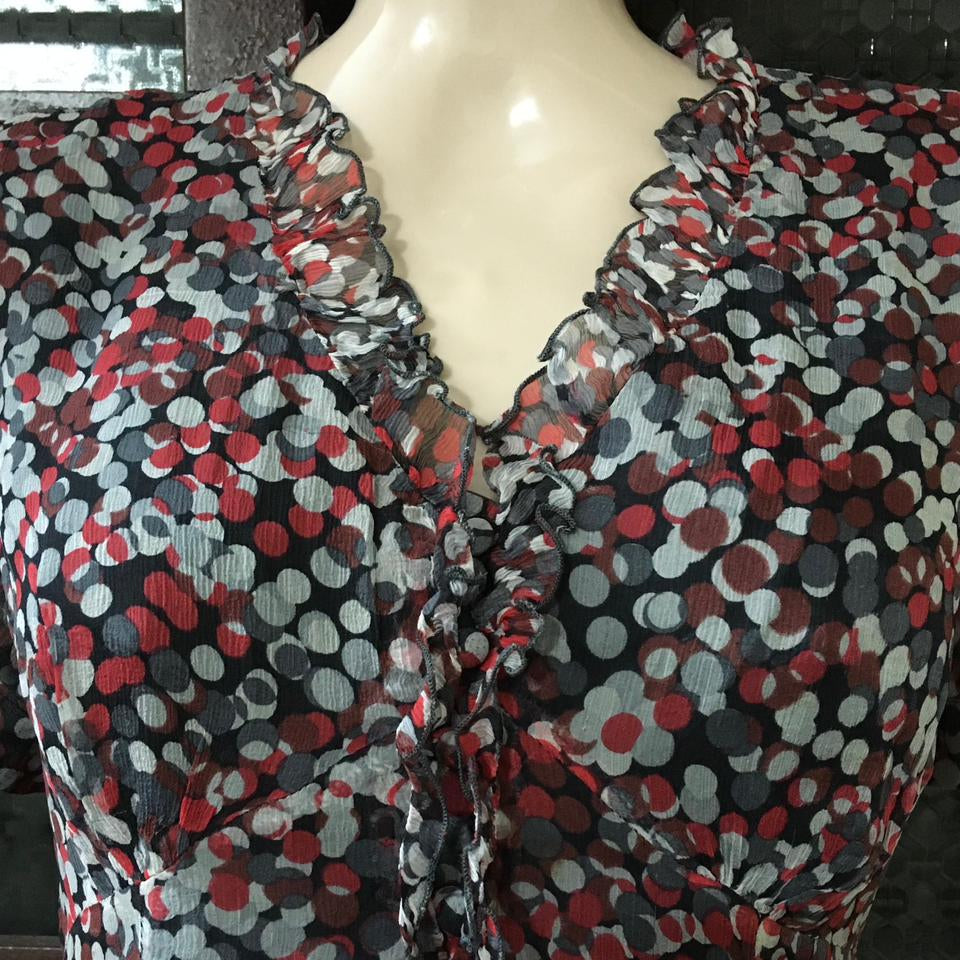 Semi-Sheer Midi Dress