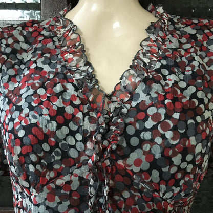 Semi-Sheer Midi Dress