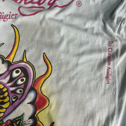 Y2K Edhardy Snake Print Tee