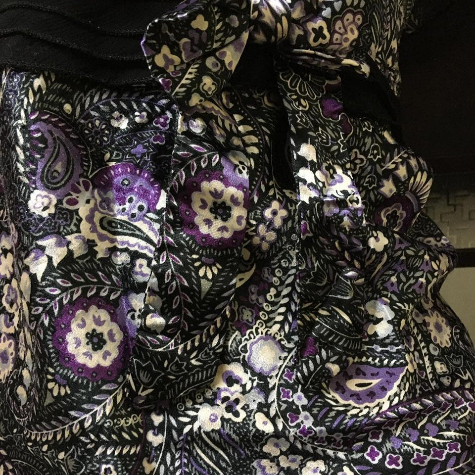 V-Neck Wrap-Style Top