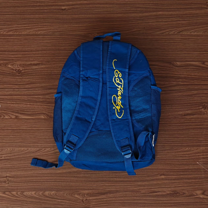 Ed Hardy Blue Backpack