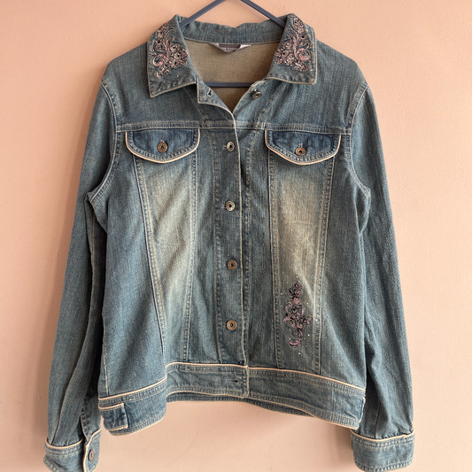 Embroidered Denim Jacket