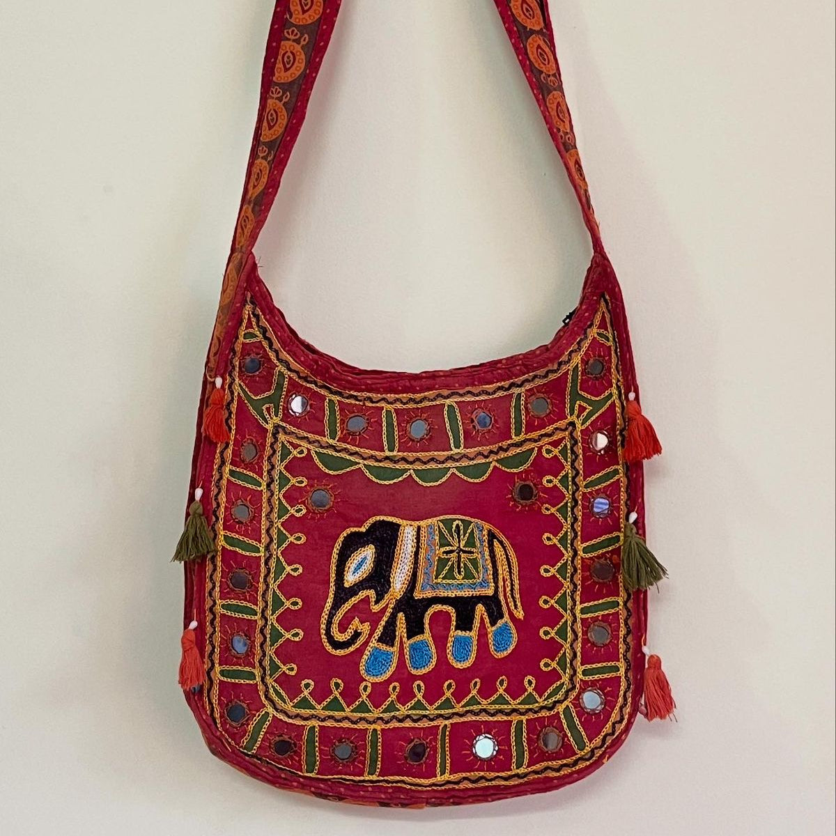 Elephant Motif Handcrafted Bag
