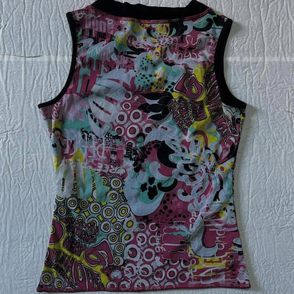 Y2K Print Top