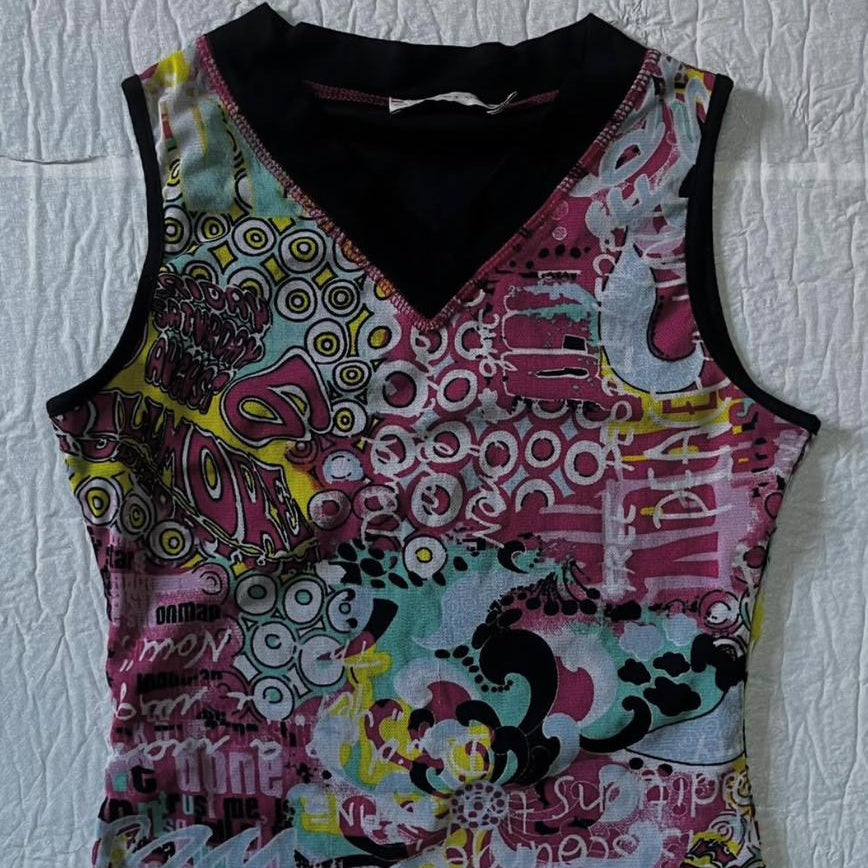 Y2K Print Top