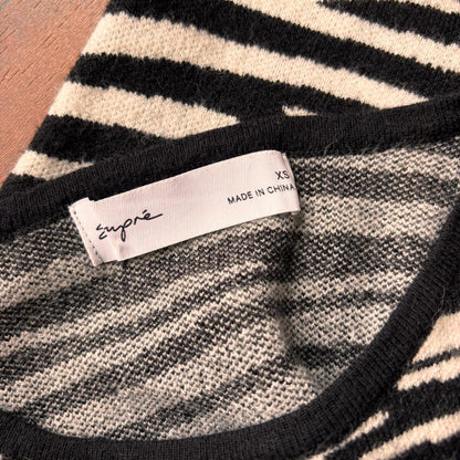 Zebra Print One Shoulder Top