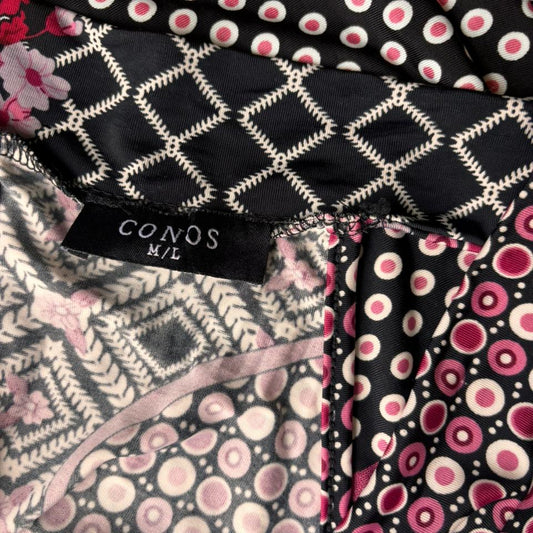 Printed Top With Tying Neck