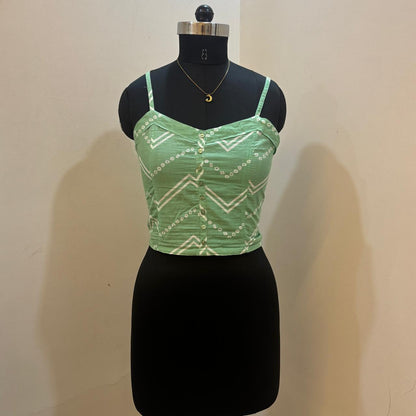 Green Desi Top