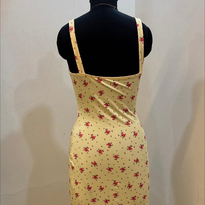 Floral Bodycon Maxi Dress