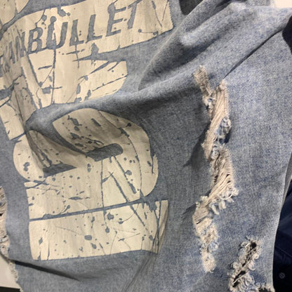 Ripped Denim Jacket